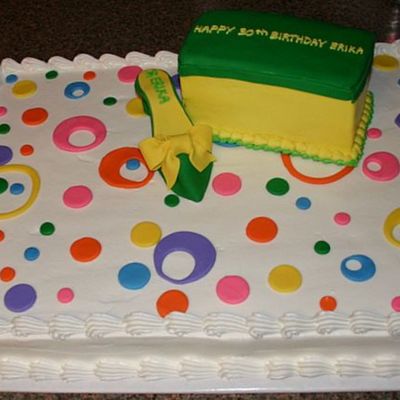 Birthday With Fondant Shoe