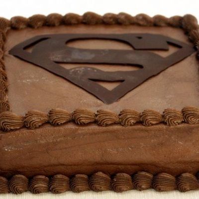 Superman Grooms Cake