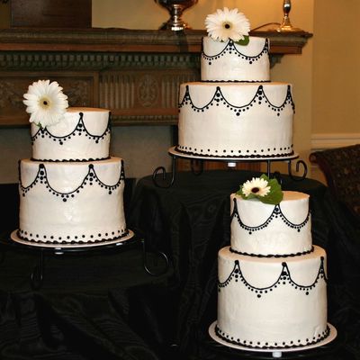 Black And White Cakes