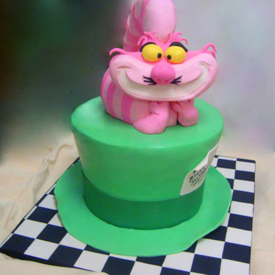 Alice In Wonderland Themed Cake
