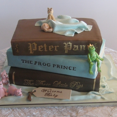Fairy Tale Baby Shower Cake