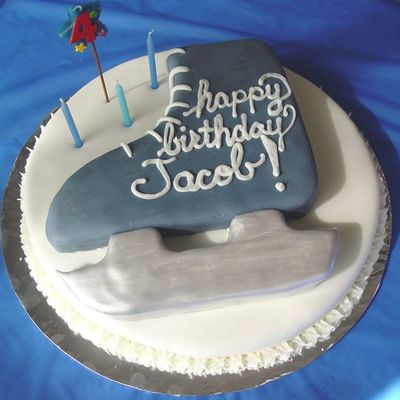 Ice Skate Cake
