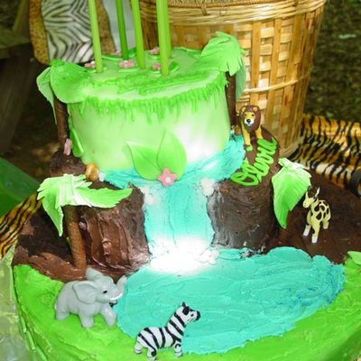 Jungle Zoo Cake