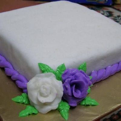 First Rolled Fondant Attempt