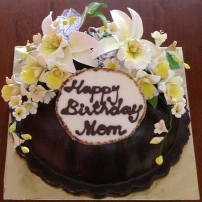 My First Birthday Cake For My Mom