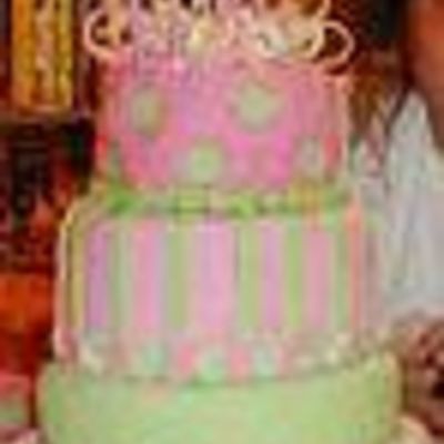 First Tiered Fondant Cake