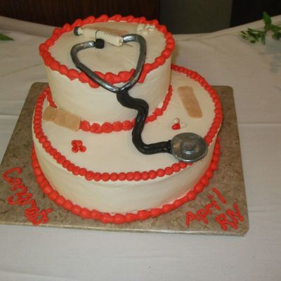 Nursing School Graduation Cake