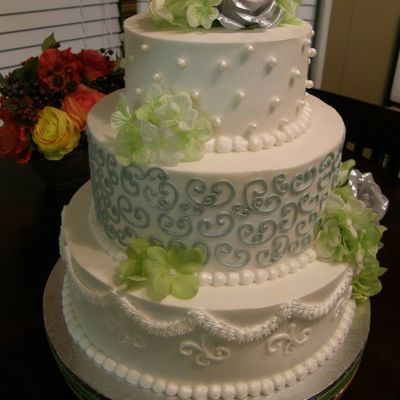 3 Tier Anniversary Cake