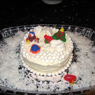 Snowman Cake