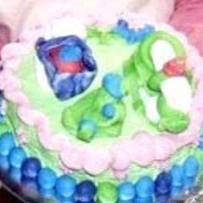 My Daughter's First Fondant Cake