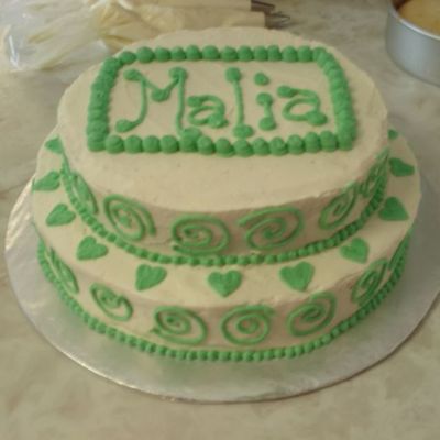 Baby Shower Cake - Baby Malia