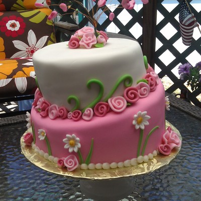 Marys Bridal Shower Cake