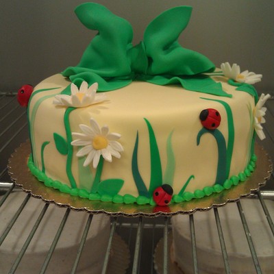 Spring Fondant Cake