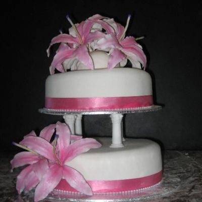 Full Pic Of First Wedding Cake