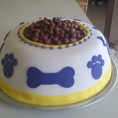 Dog Food Cake