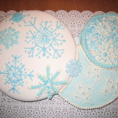 Snowflake Cake
