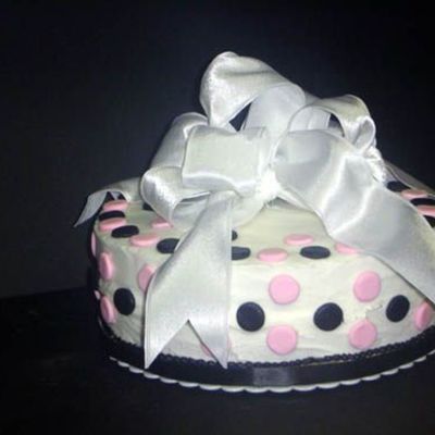 Pink And Black Polka Dots