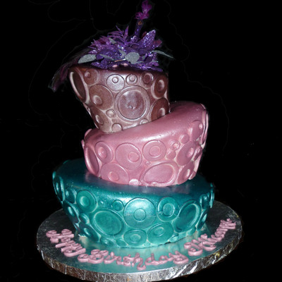 Mad Hatter Birthday Cake