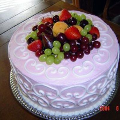 Fresh Fruit And Scroll Work