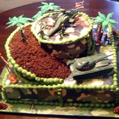 Child's Army Cake