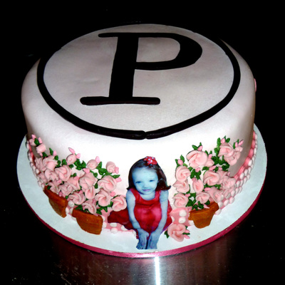 Pots Of Roses To Match The Invitation