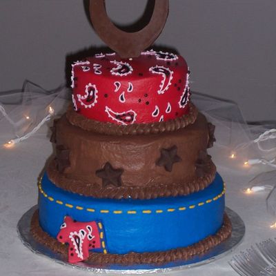 Cowboy Grooms Cake