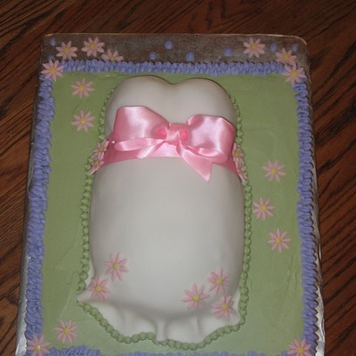Belly Baby Shower Cake