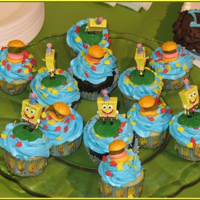 Spongebob Cupcakes