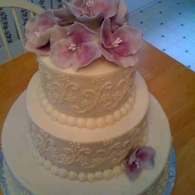 White On White With Purple