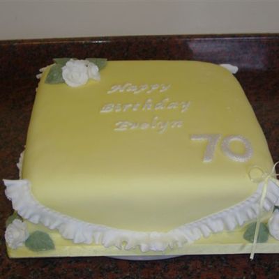 70Th Birthday Cake