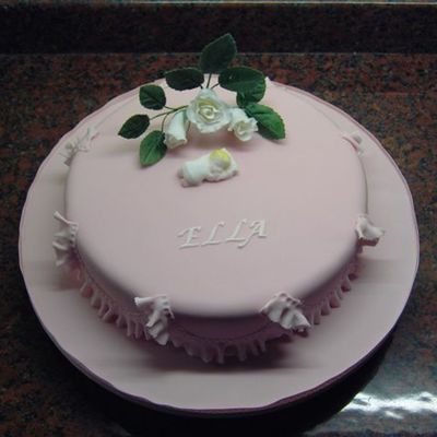Ella's Christening Cake
