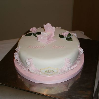 Sarah's Christening Cake