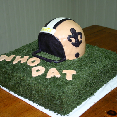 Saints Football Helmet