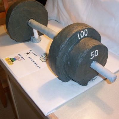 Barbell Cake--2Nd Side Vies