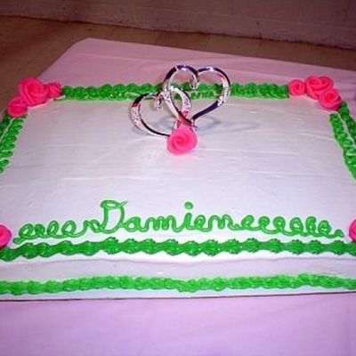 Wedding Sheet Cake #2