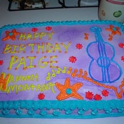 Hannah Montana Cake