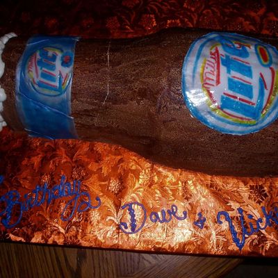 Miller Lite Bottle Cake