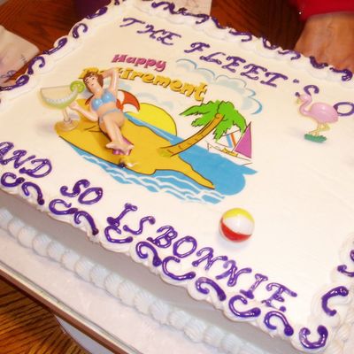 Bonnie's Retirement Cake