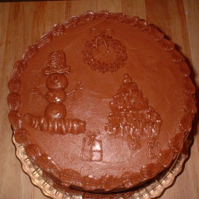 Chocolate Christmas Cake