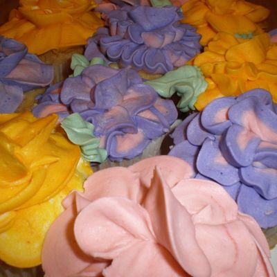 Flowery Cupcakes