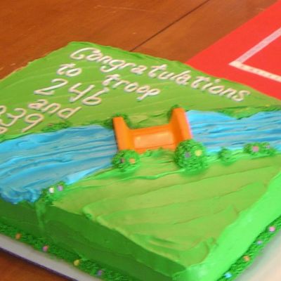 Girl Scout Bridging Ceremony Cake