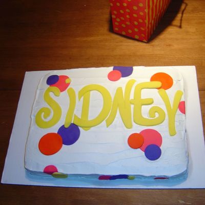 Polka Dot Birthday Cake