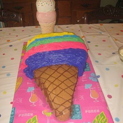 Ice Cream Cone Cake