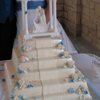 Stairs And Garden Cake