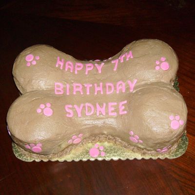 Dog Bone Cake