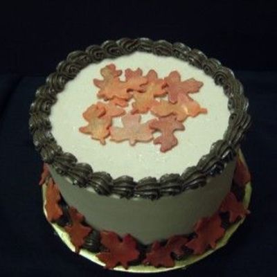Carrot Cake With Mmf Leaves