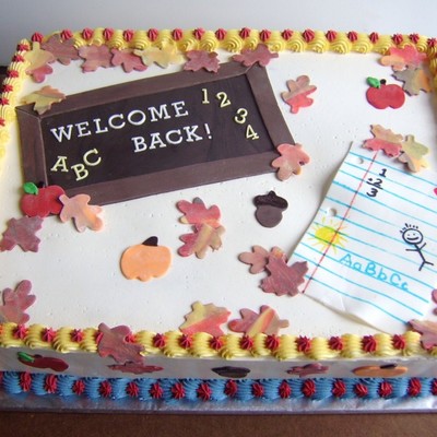 Back To School Luncheon Cake