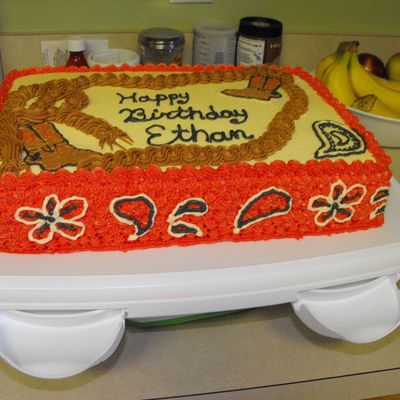 Cowboy Birthday Cake