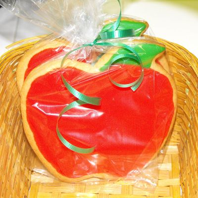 Apple Teacher Cookies