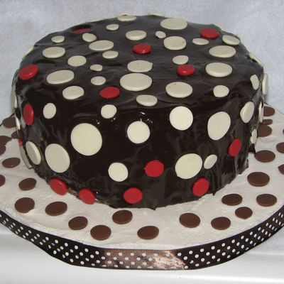 Chocolate Polka Dots